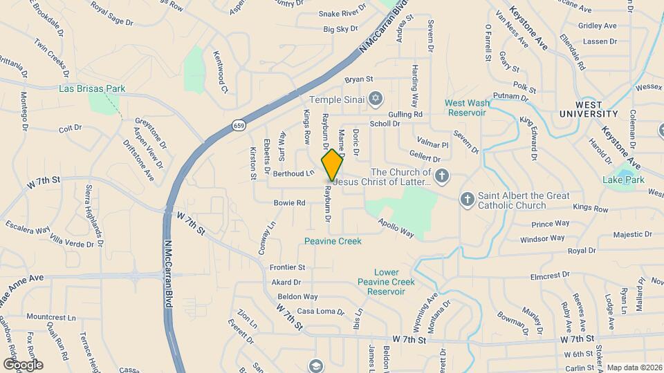 1280 Rayburn Dr Map and Location Details