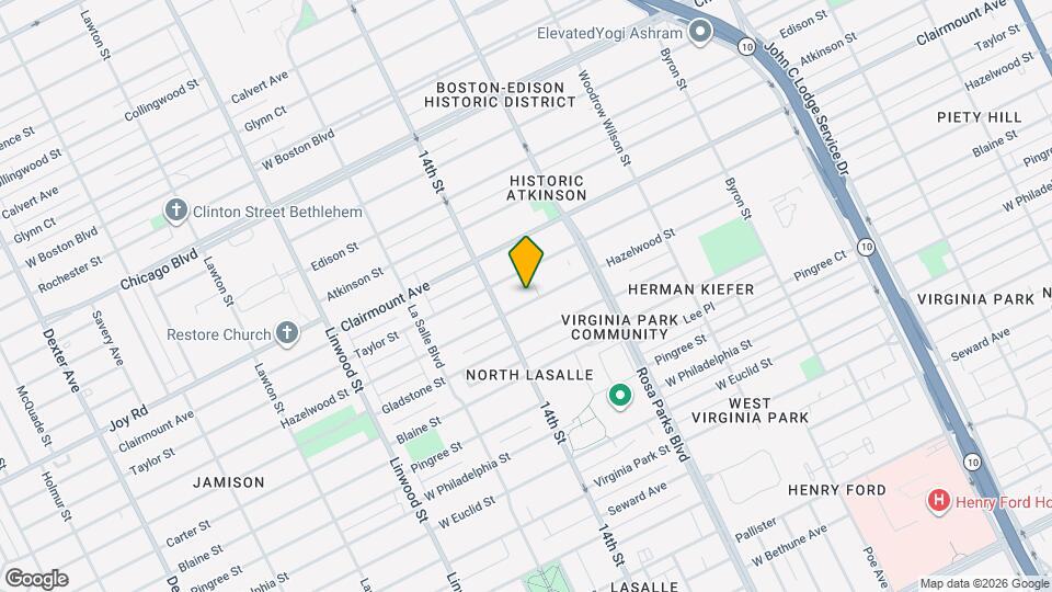 2030 Hazelwood St Mapa y Detalles de la Ubicación