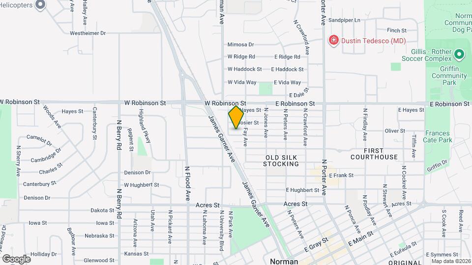 221 W Himes St Map and Location Details