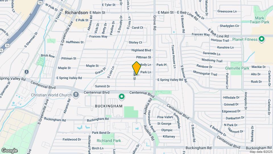 527 E Spring Valley Rd Map and Location Details