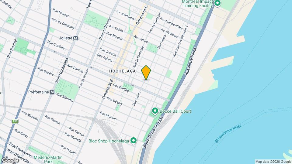 3454 Rue Adam, Unit SI FL1-ID1543108P Map and Location Details