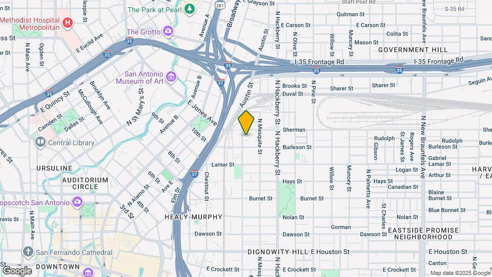 1014 N Cherry St Map and Location Details