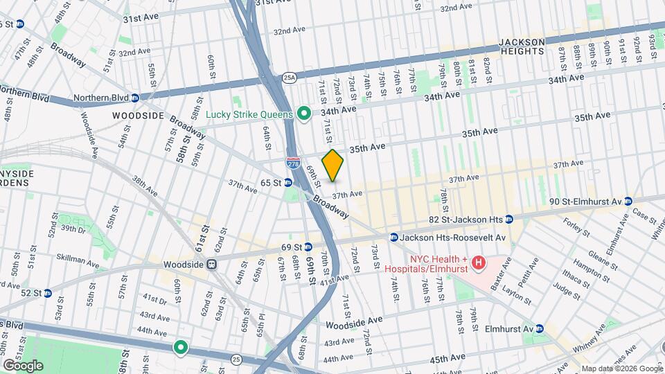 35-58 71st St, Unit 1 Map and Location Details