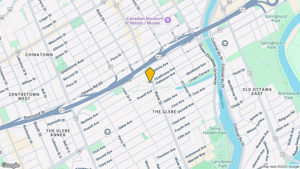 612 Bank St Map and Location Details