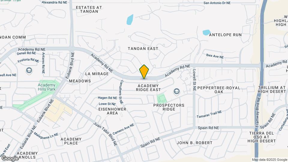 11125 Malaguena Ln NE Map and Location Details