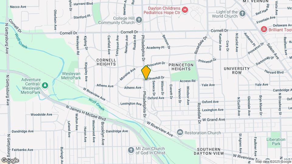 1324 Philadelphia Dr Map and Location Details