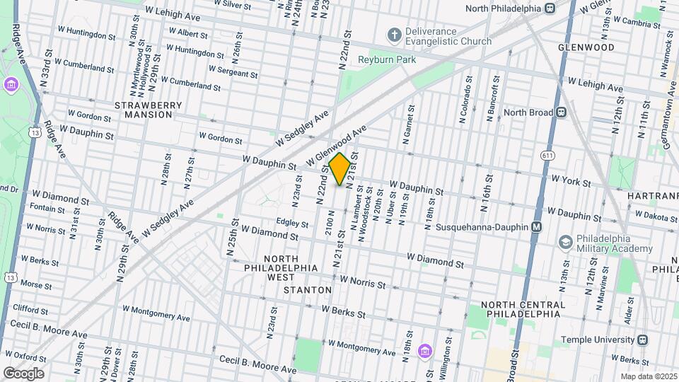 2239 N Van Pelt St Map and Location Details