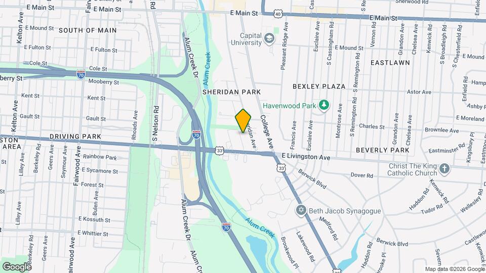 940 Ferndale Pl Map and Location Details