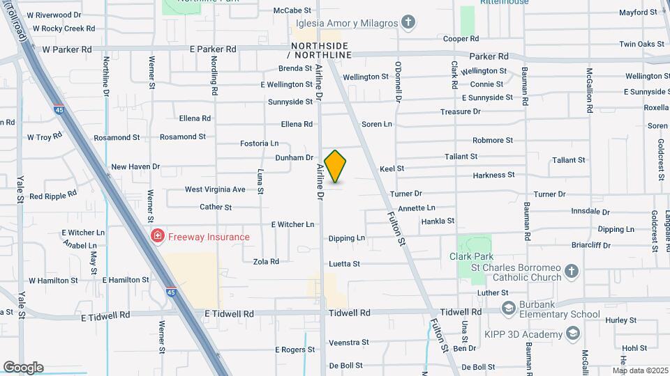 Northline Mobile Home Park Mapa y Detalles de la Ubicación