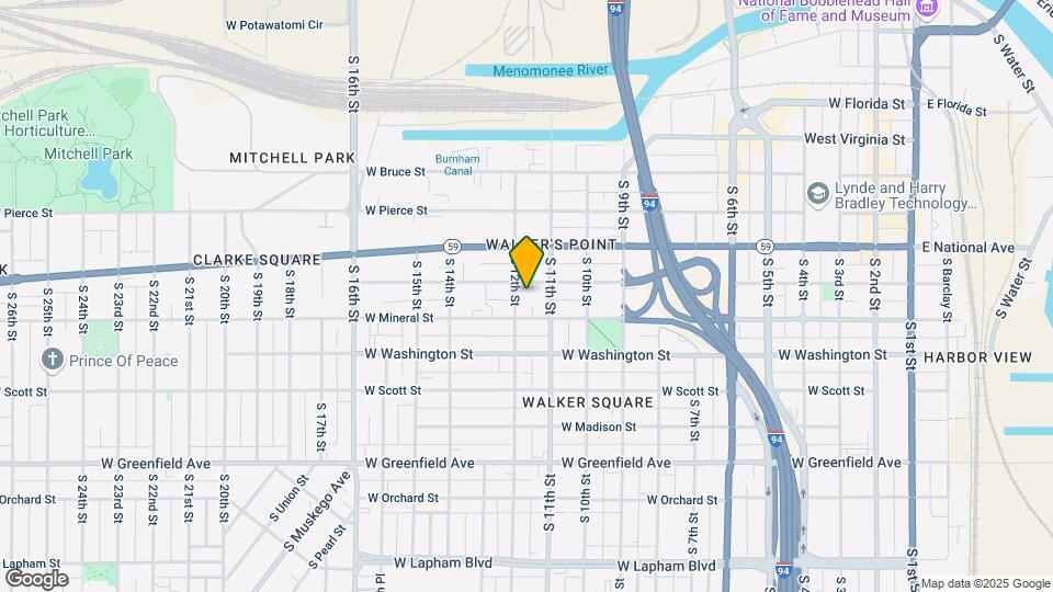918 S 12th St, Unit 918 Upper Unit Map and Location Details