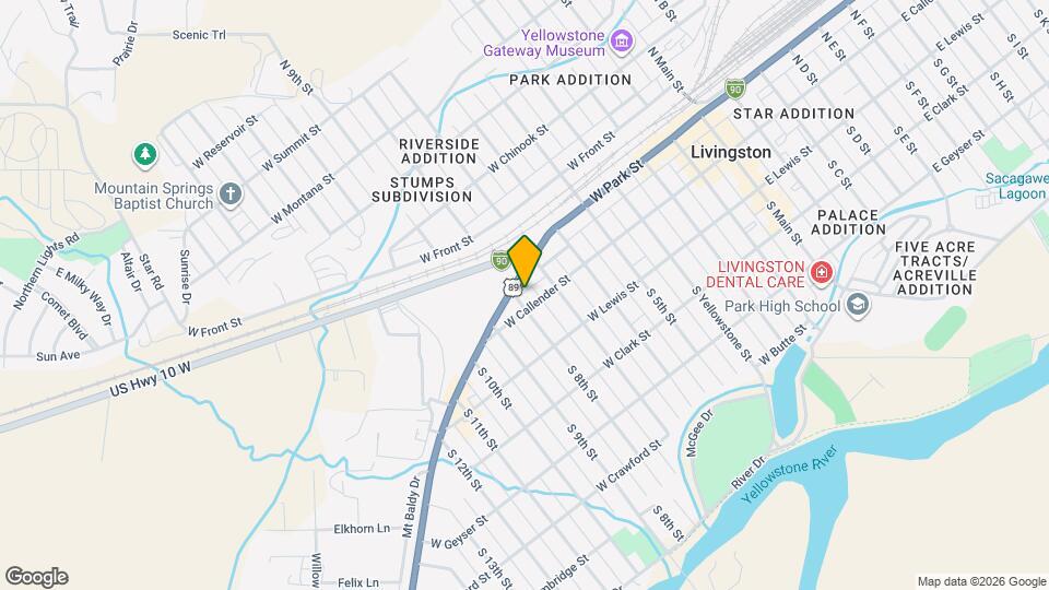 107 N 8th St Map and Location Details