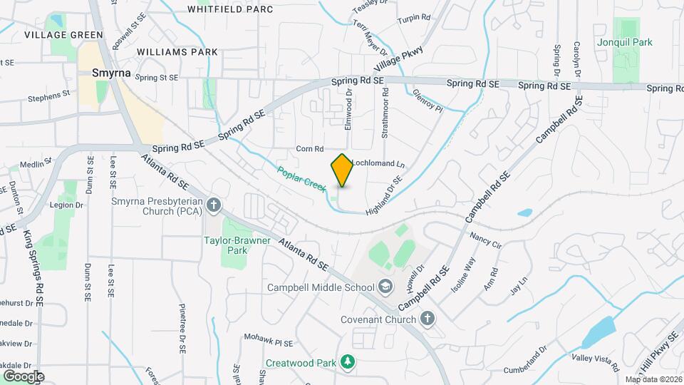 3218 Highland Dr SE Map and Location Details
