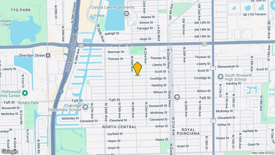 2331 Coolidge St Map and Location Details