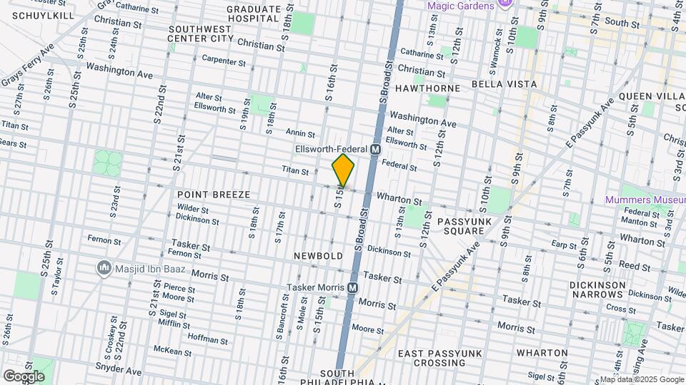 1442 Wharton St Map and Location Details