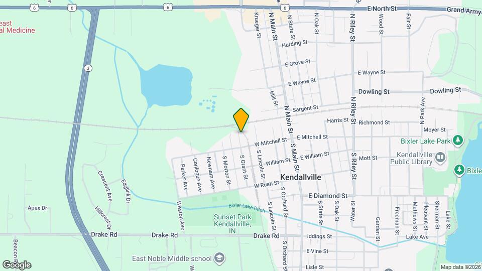 122 N Grant St Map and Location Details