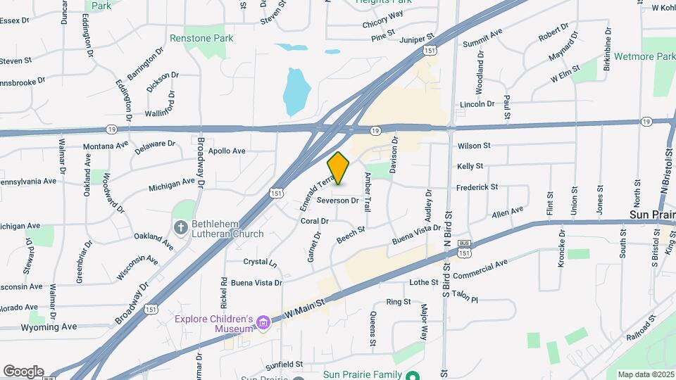 1132 Severson Dr Map and Location Details