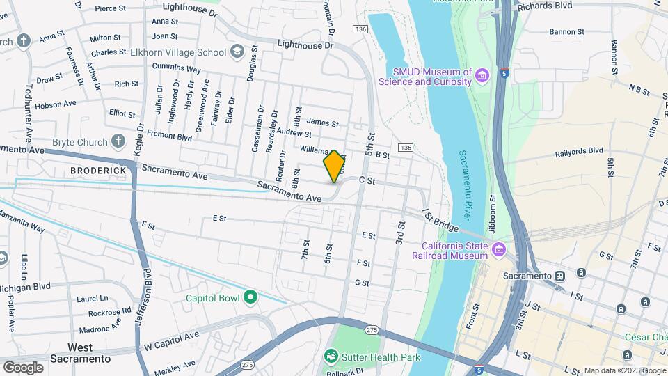 316 6th St Map and Location Details