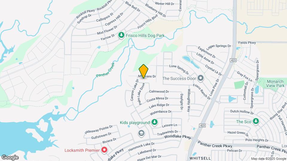 2617 Sunstar Dr Map and Location Details