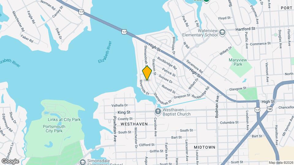 516 Shenandoah St Mapa y Detalles de la Ubicación