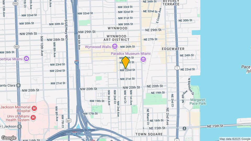 150 NW 22nd St, Unit A2 Map and Location Details
