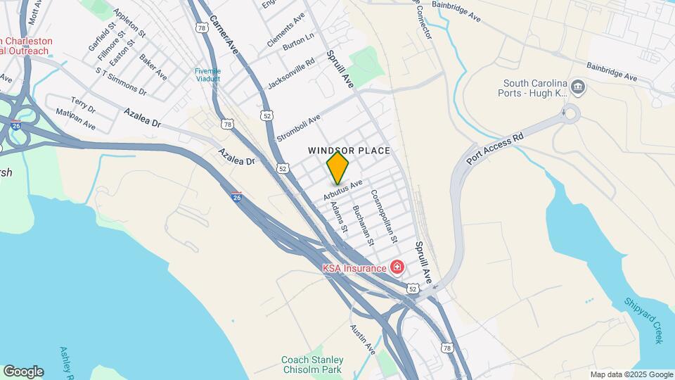 2048 Arbutus Ave Map and Location Details