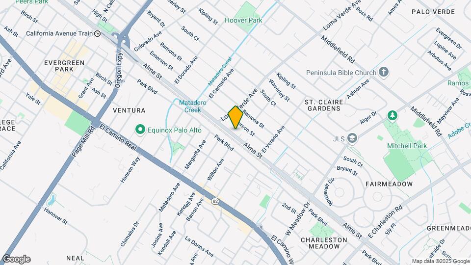 3157-3159 Alma St Mapa y Detalles de la Ubicación