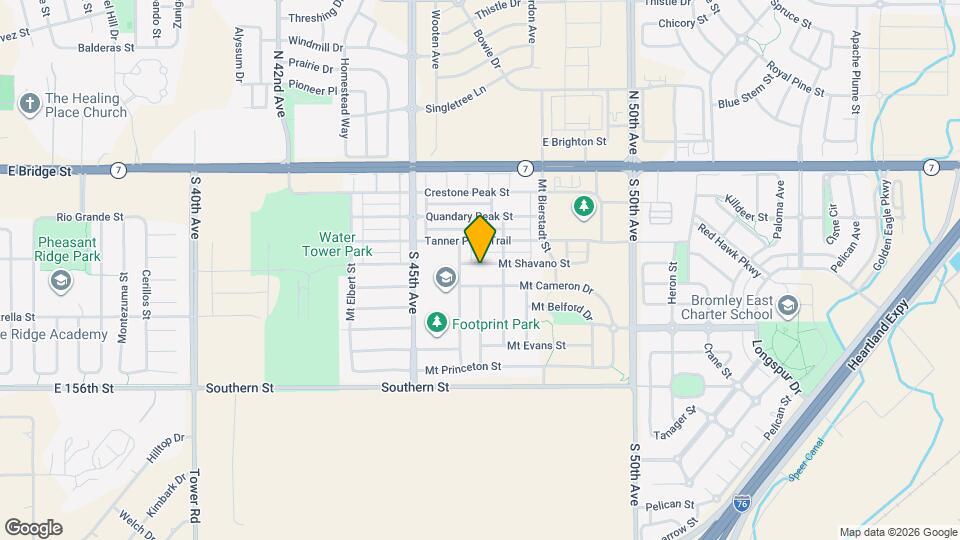 4646 Mt Shavano St Map and Location Details