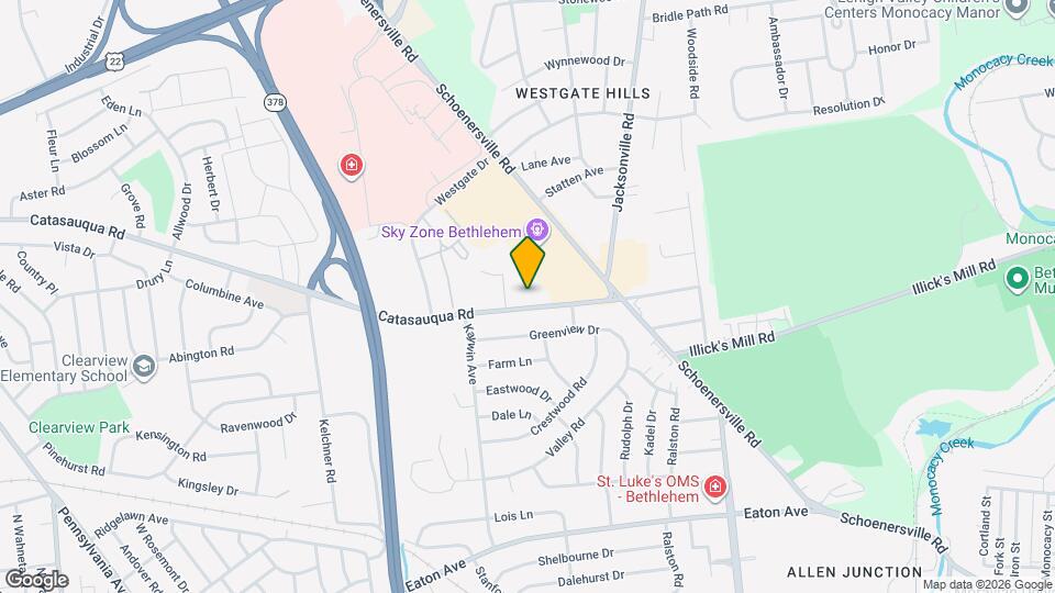 1502 Catasauqua Rd Map and Location Details