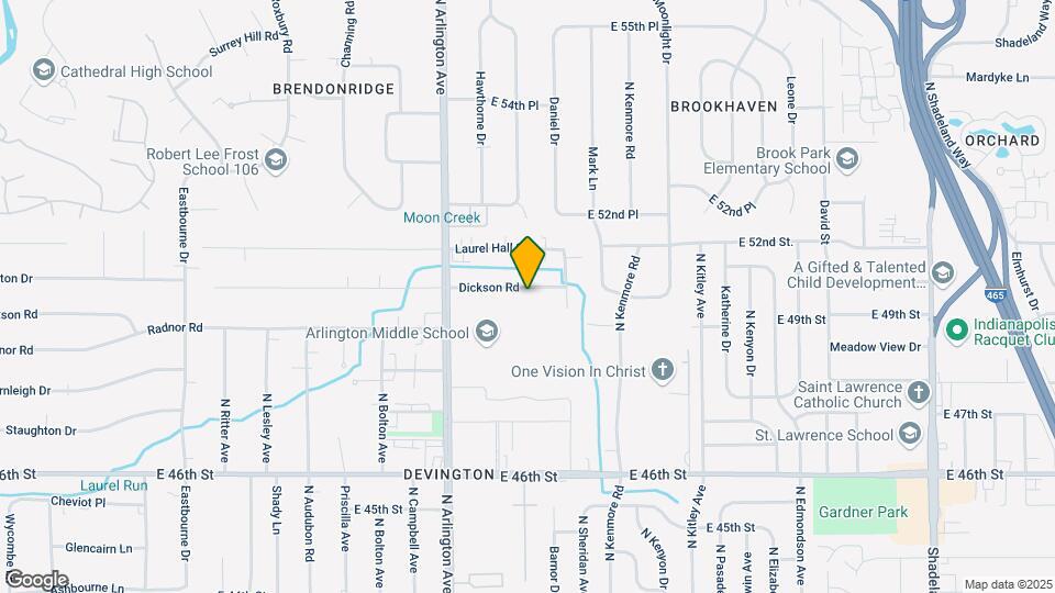 6121 Dickson Rd Mapa y Detalles de la Ubicación