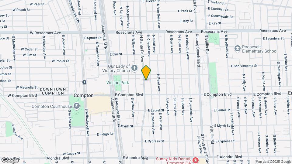 212 N Santa Fe Ave, Unit 4 Map and Location Details