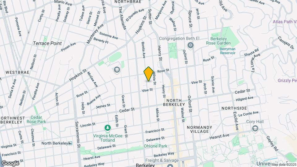 1435 Bonita Ave Mapa y Detalles de la Ubicación