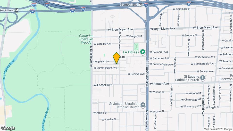 8610 W Summerdale Ave Map and Location Details