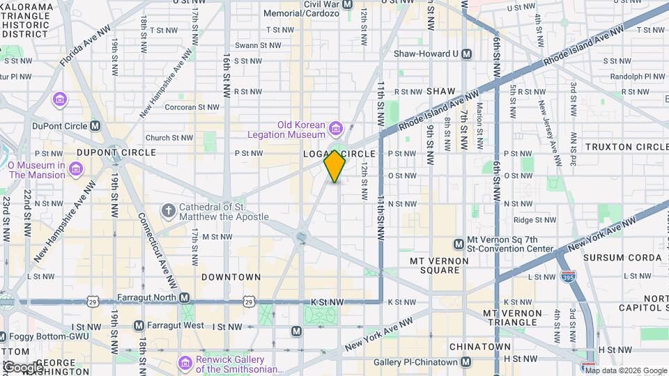 1320 13th St NW Map and Location Details