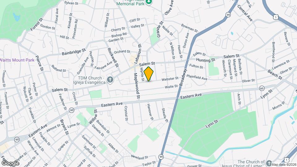 119 Webster St Map and Location Details