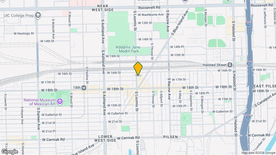 1619 S Loomis St, Unit 1F Mapa y Detalles de la Ubicación