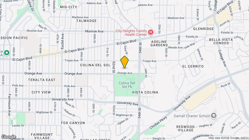 5252 Orange Ave, #103 Mapa y Detalles de la Ubicación