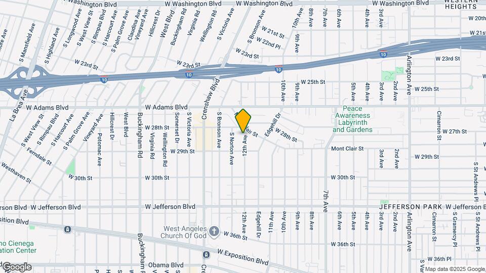 2815 12th Ave Map and Location Details