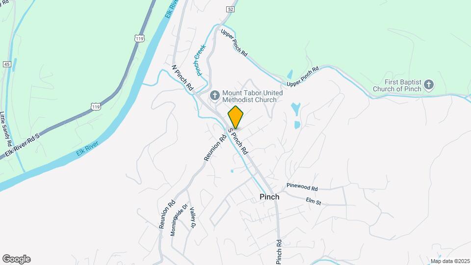 215 North Pinch Road, Elkview Map and Location Details