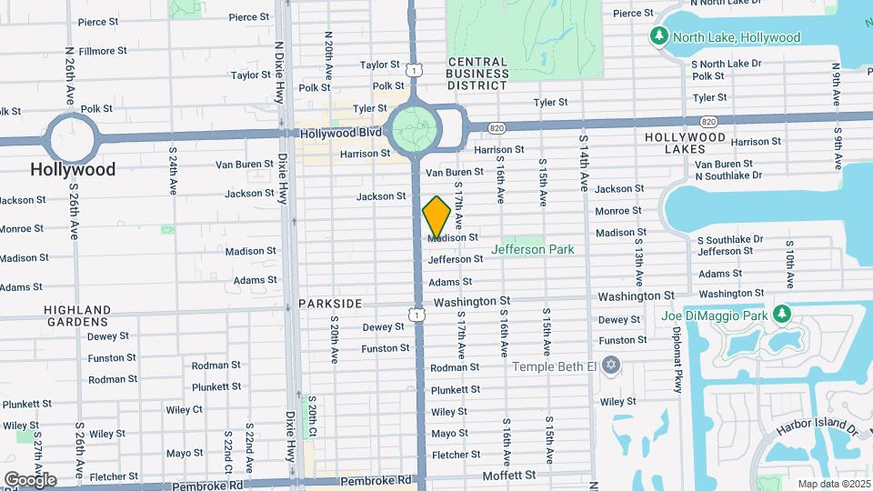 1730 Madison St Map and Location Details