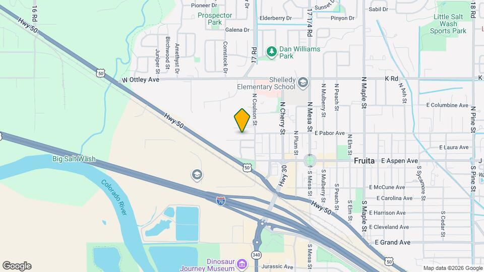 561 W Pabor Way Map and Location Details