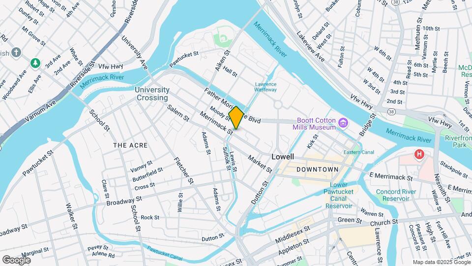 555 Merrimack St Mapa y Detalles de la Ubicación