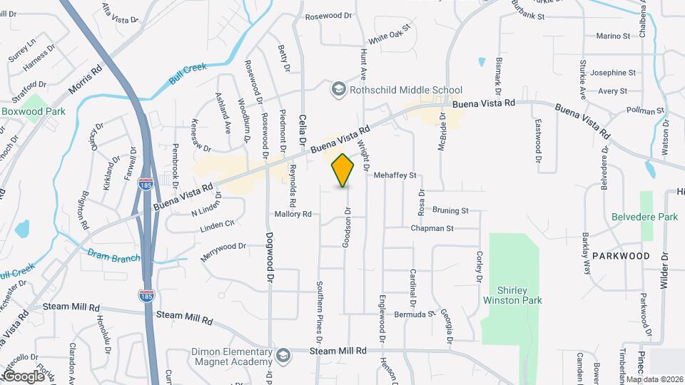 855 Goodson Dr Map and Location Details