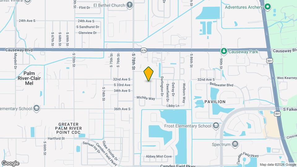 3205 Lancaster Ln Map and Location Details