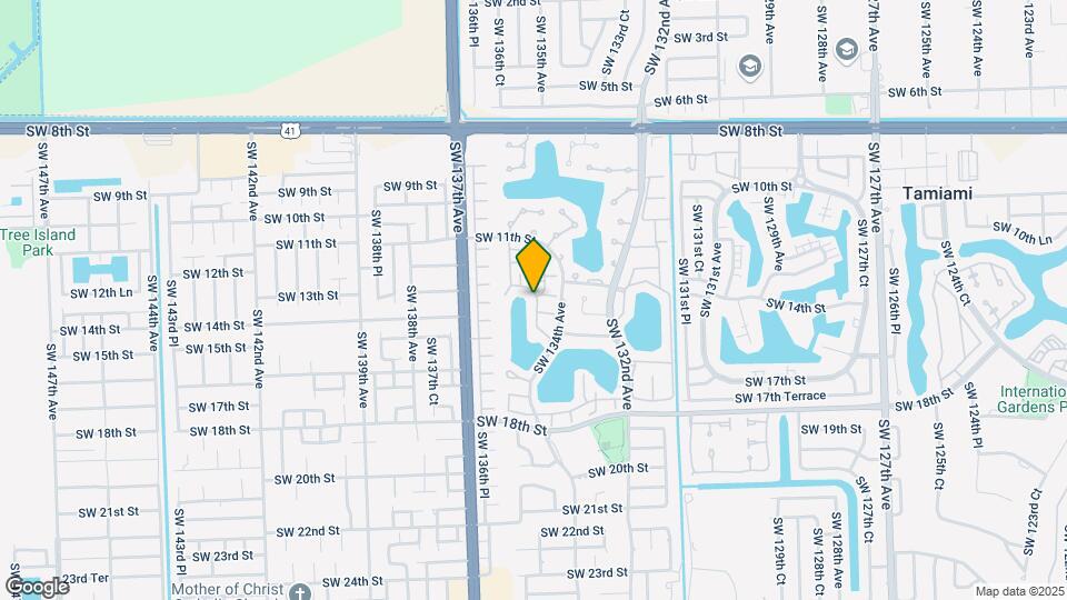 13478 SW 13th Terrace Map and Location Details