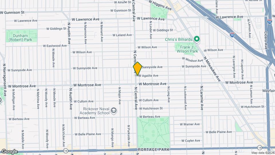 4423 N Central Ave Map and Location Details