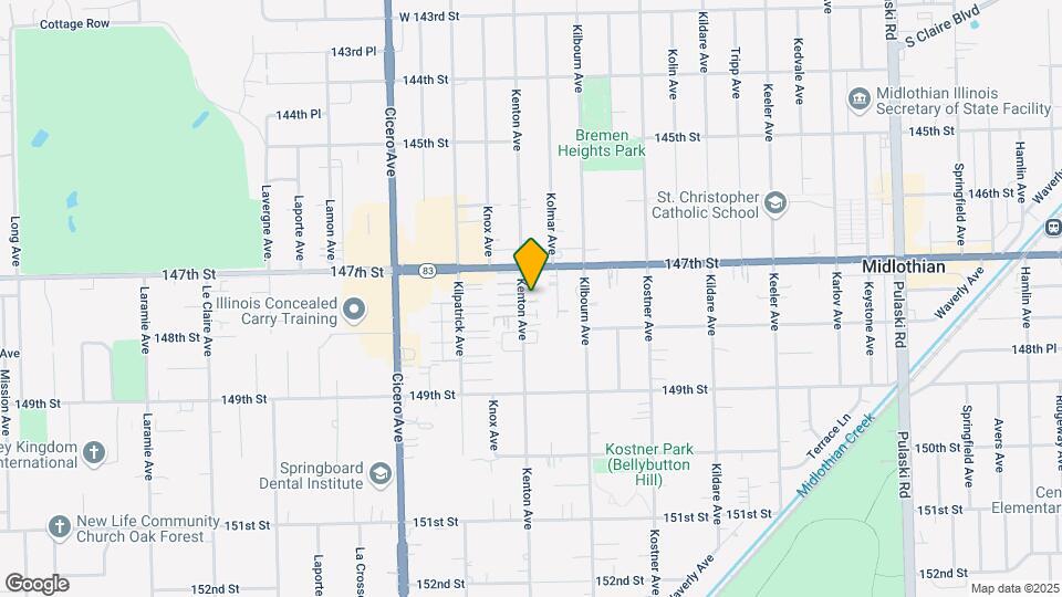 14743 Kenton Ave Map and Location Details