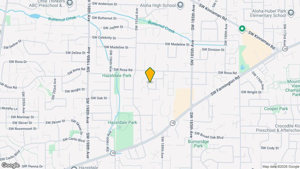 5860 SW 191st Ave Map and Location Details