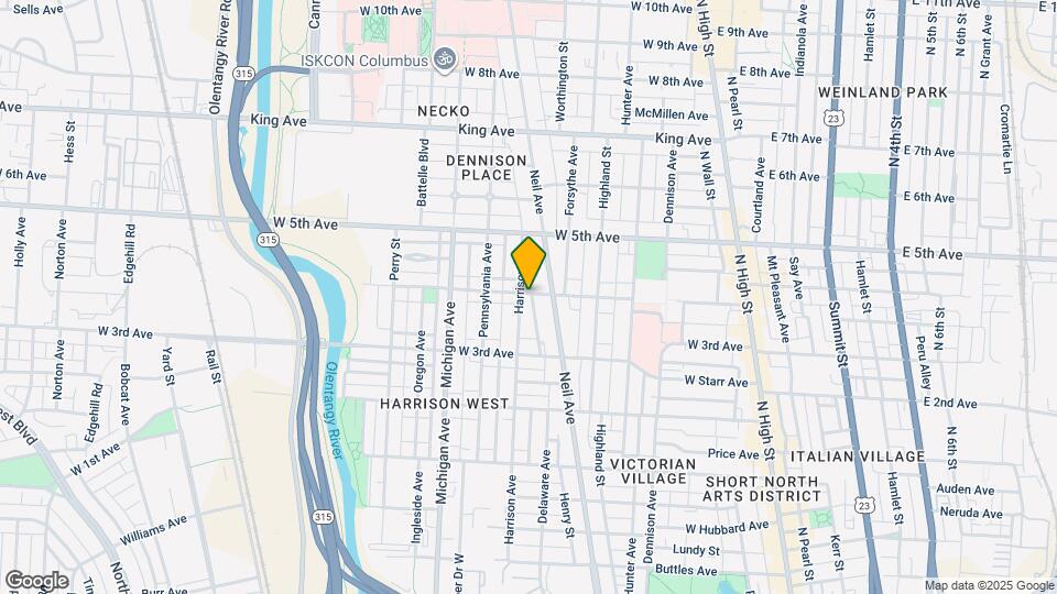 309 W 4th Ave Mapa y Detalles de la Ubicación