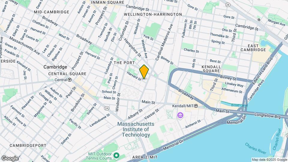 115 Harvard St Mapa y Detalles de la Ubicación