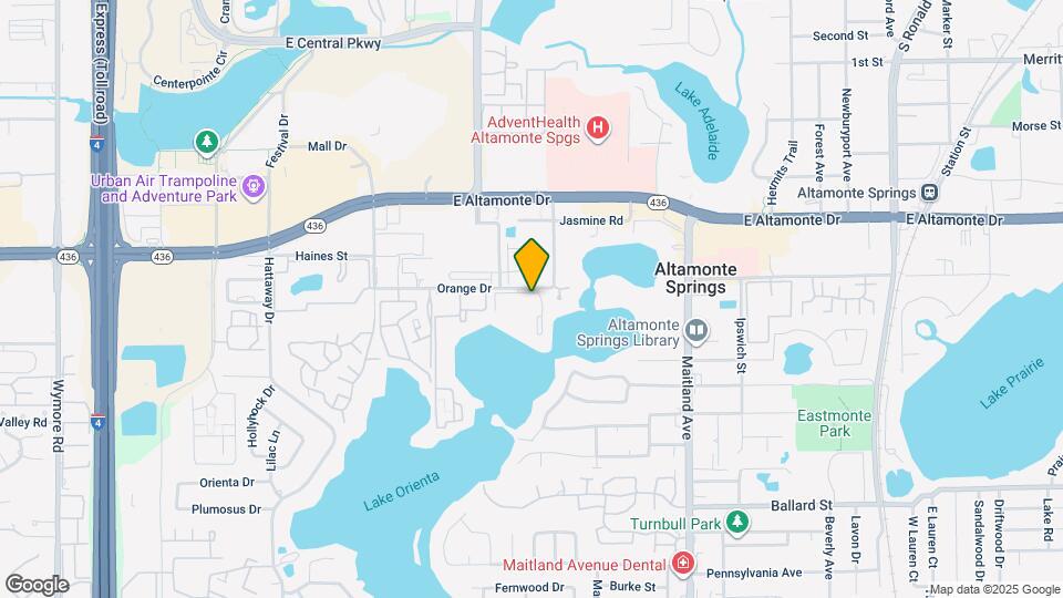 596 Orange Dr Map and Location Details